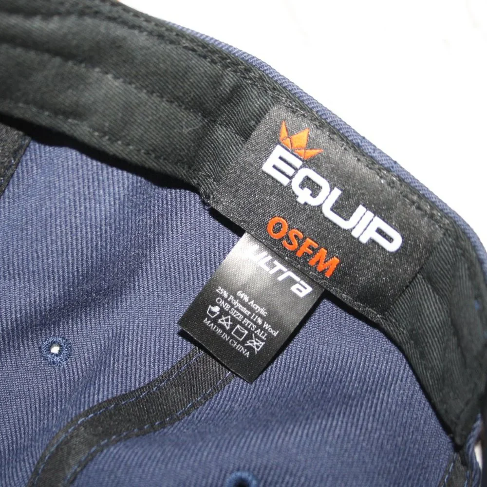🧢🔵 Navy + Tan Men’s Hat · Equip OSFM Ultra 🔵🧢